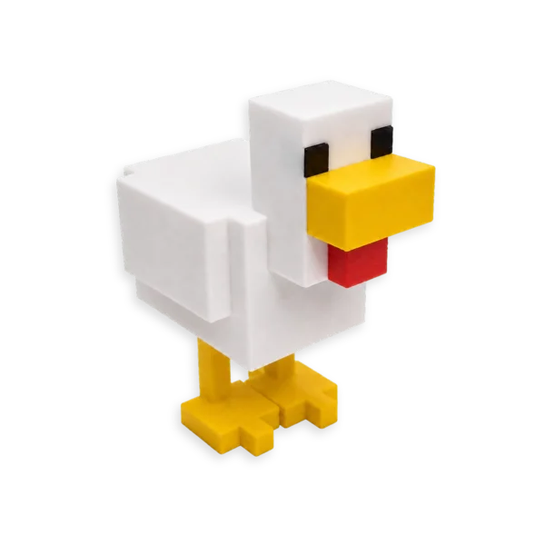 مجسمه تزئینی مدل Minecraft Chicken